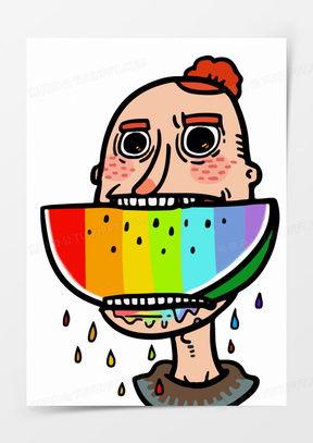 娱乐吃瓜的素材图片大全,吃瓜素材大盘点